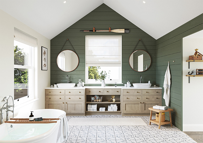 Tanami Voile, Glacier Grey - Roman Blind - Image 8